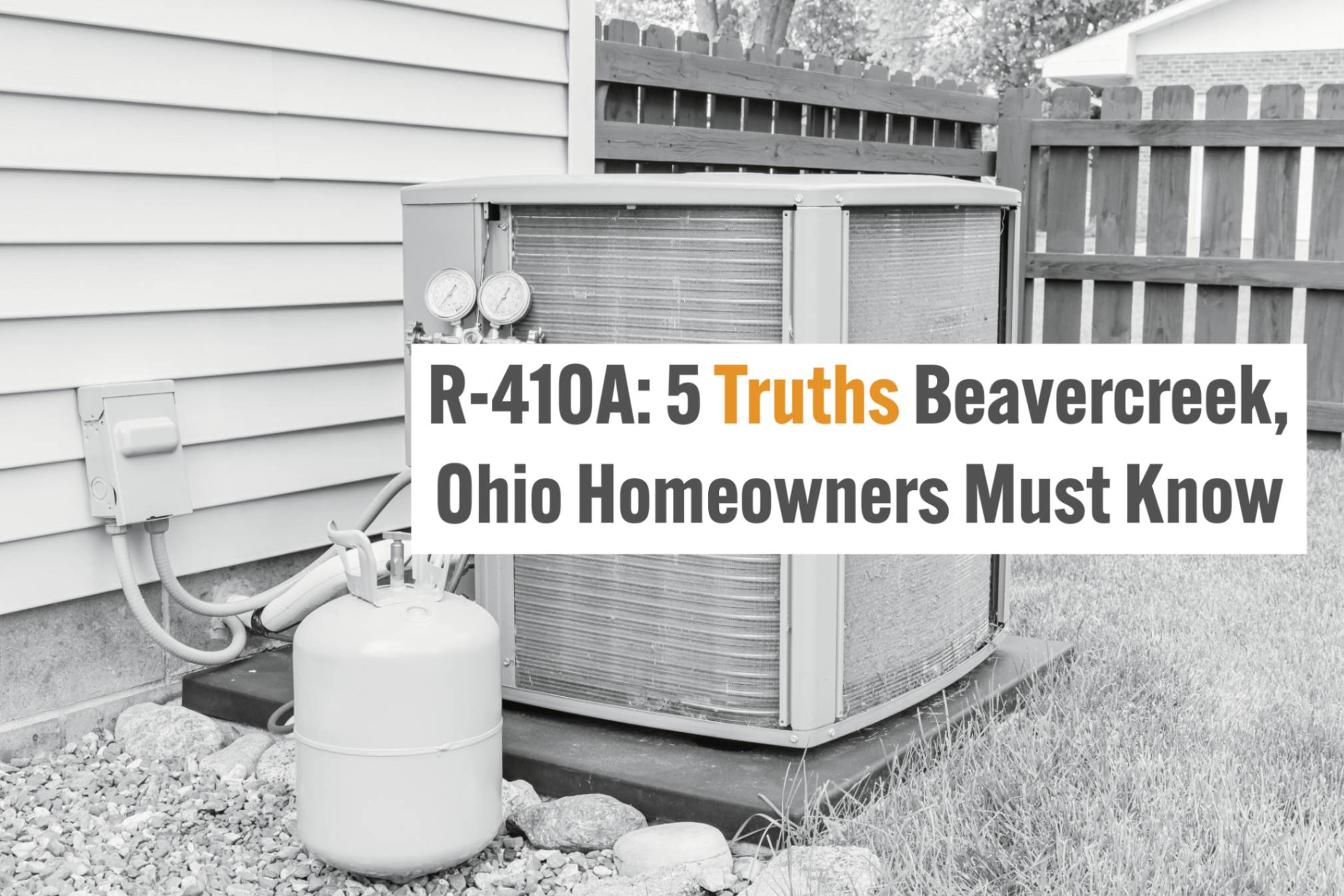 Beavercreek, Ohio HVAC blog on R-410A refrigerant and its phase-out.